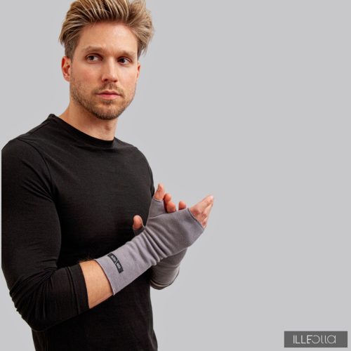 EMI handwarmer for men - light gray