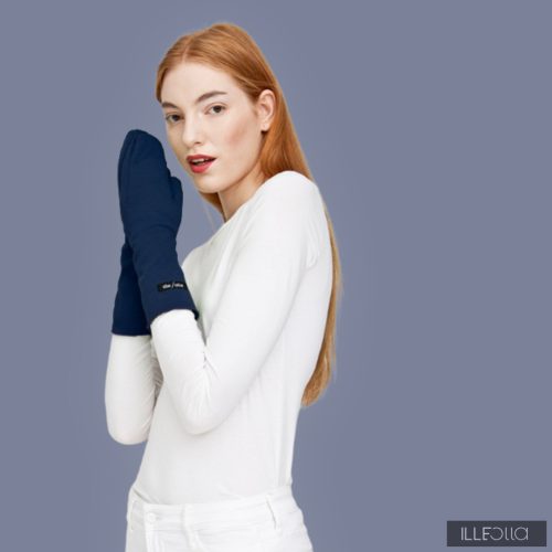 Emilia gloves - midnight blue