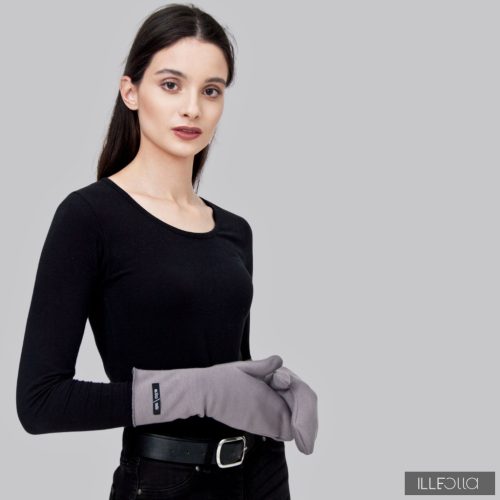 Emilia gloves - light gray