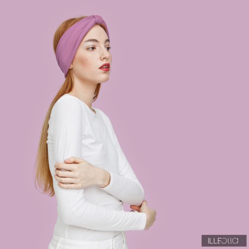 Evelin headband - mauve pink