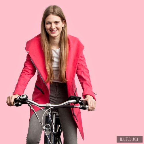 Hosszú Fioda bike - pink 3XL