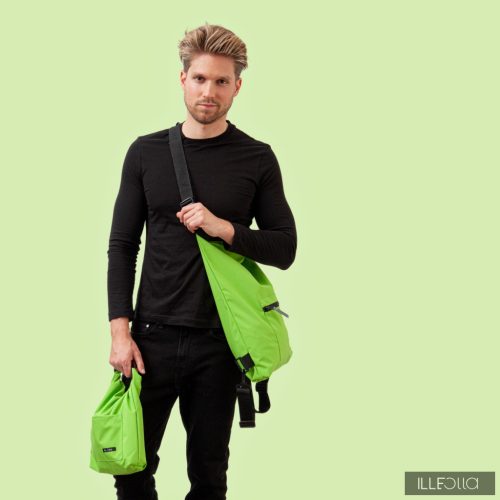 4in1 Timtom bag for men - neongreen