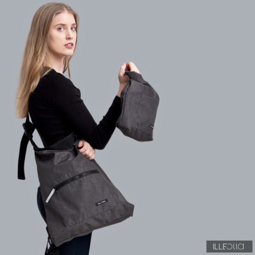 4in1 Timtom bag - melange gray